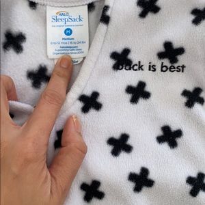 Size M Halo micro-fleece sleep sack